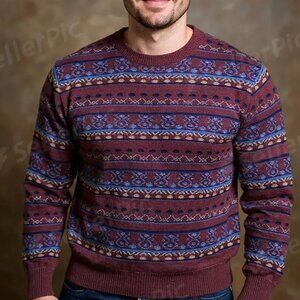 Vintage Lord & Taylor Metropolitan Sweater - Wool Blend Retro 80s/90s - Size M